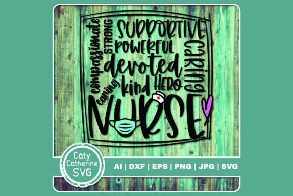 A Designer's Real-World Take on Nurse Typography Word Art