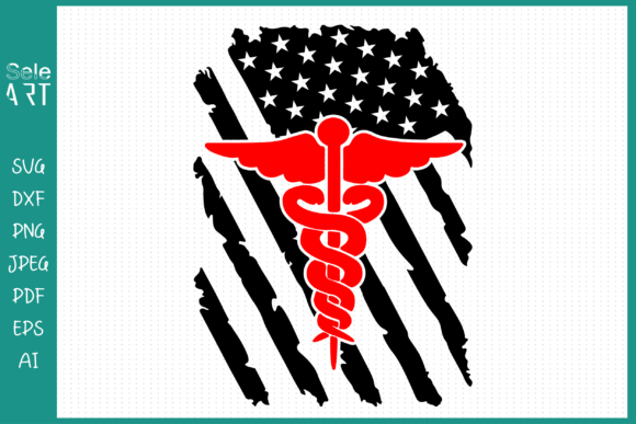 Nurse Distressed USA Flag Embroidery: A Professional Design Review