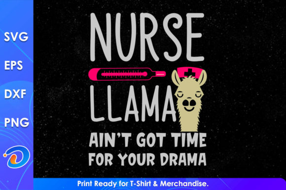 Nurse Llama: A Charismatic Embroidery Design