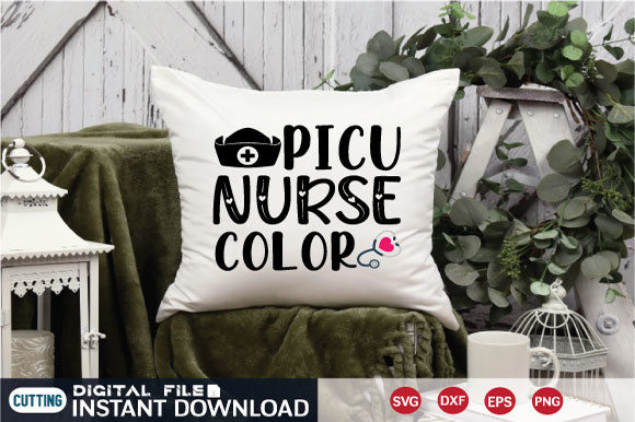 Picu Nurse Color SVG: A Design Review for Embroidery Projects